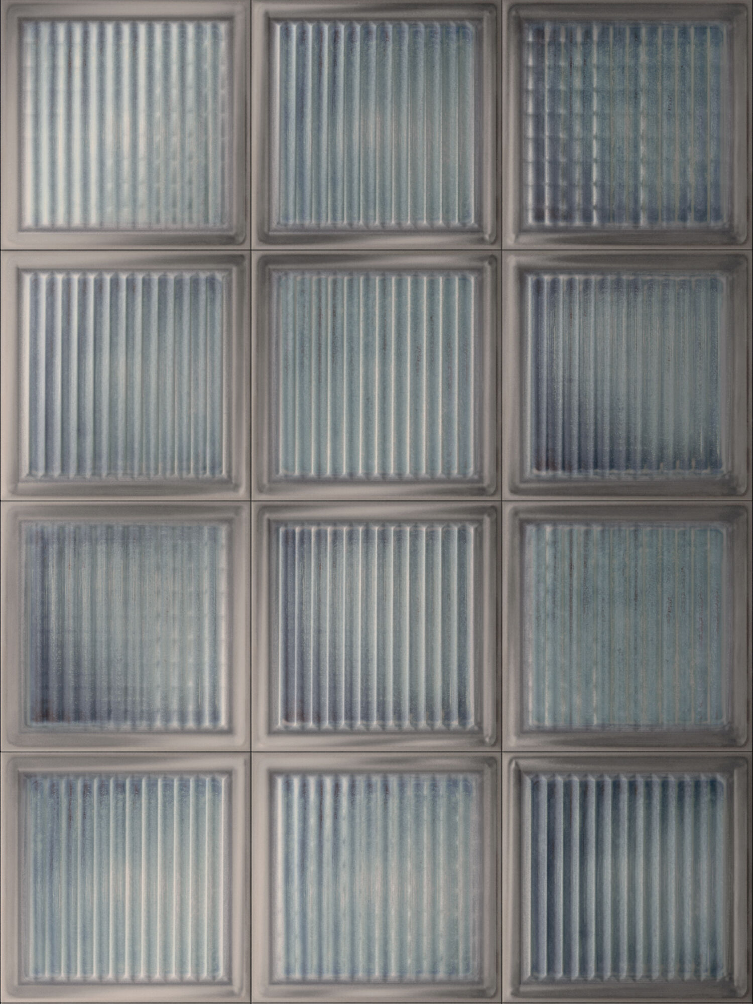 GLASS BLOCKS - WALL TILES, Glass Azure
