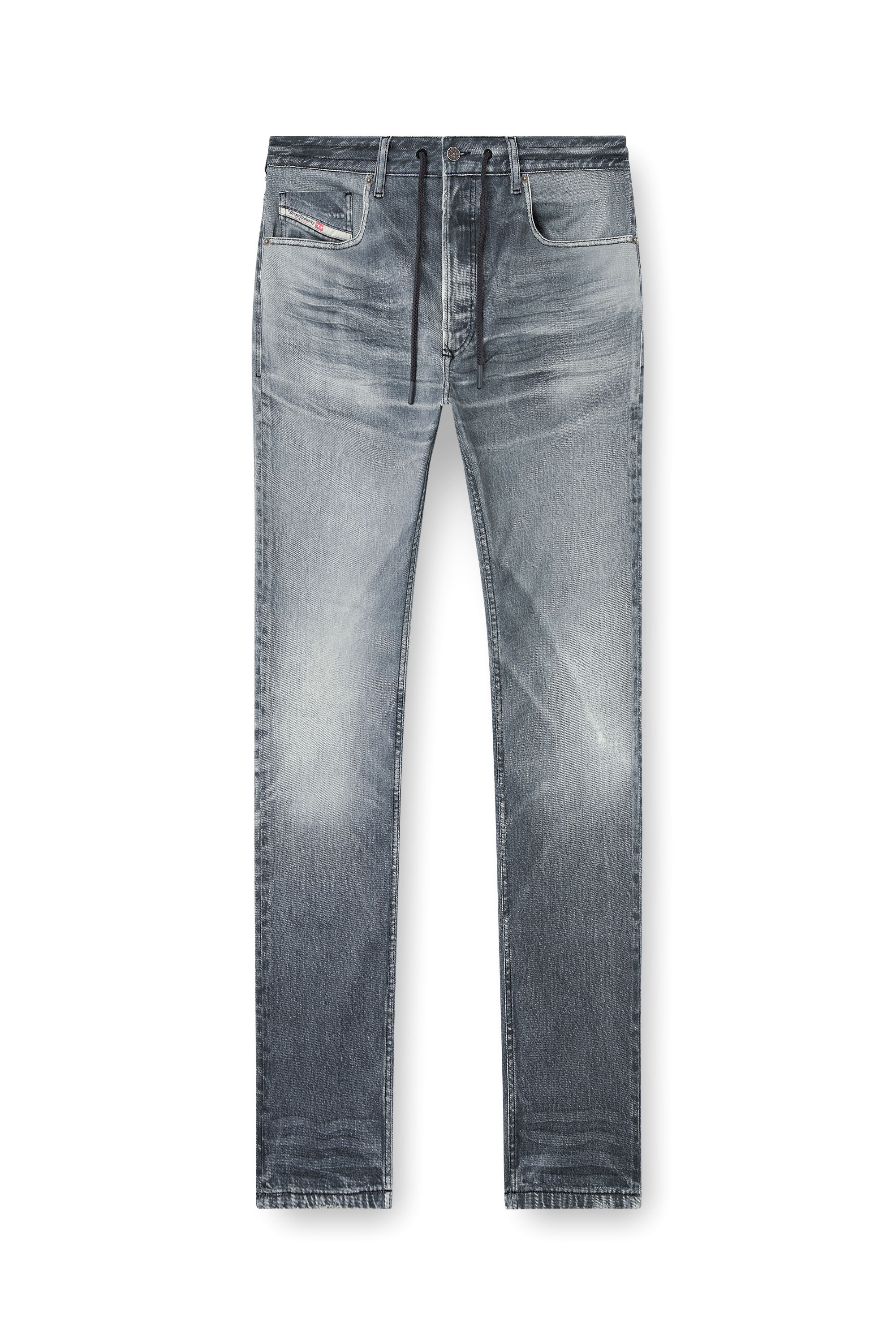 Diesel - Man's Regular 2030 D-Krooley Joggjeans® 068PC, Grey - 3