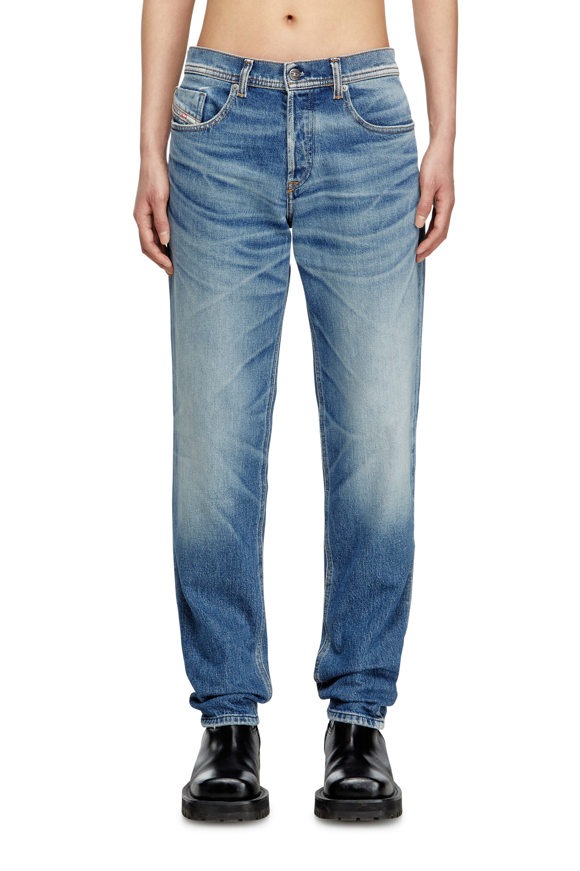 Diesel - Man's Regular Jeans 2023 D-Finitive 09M12, Medium blue - 2