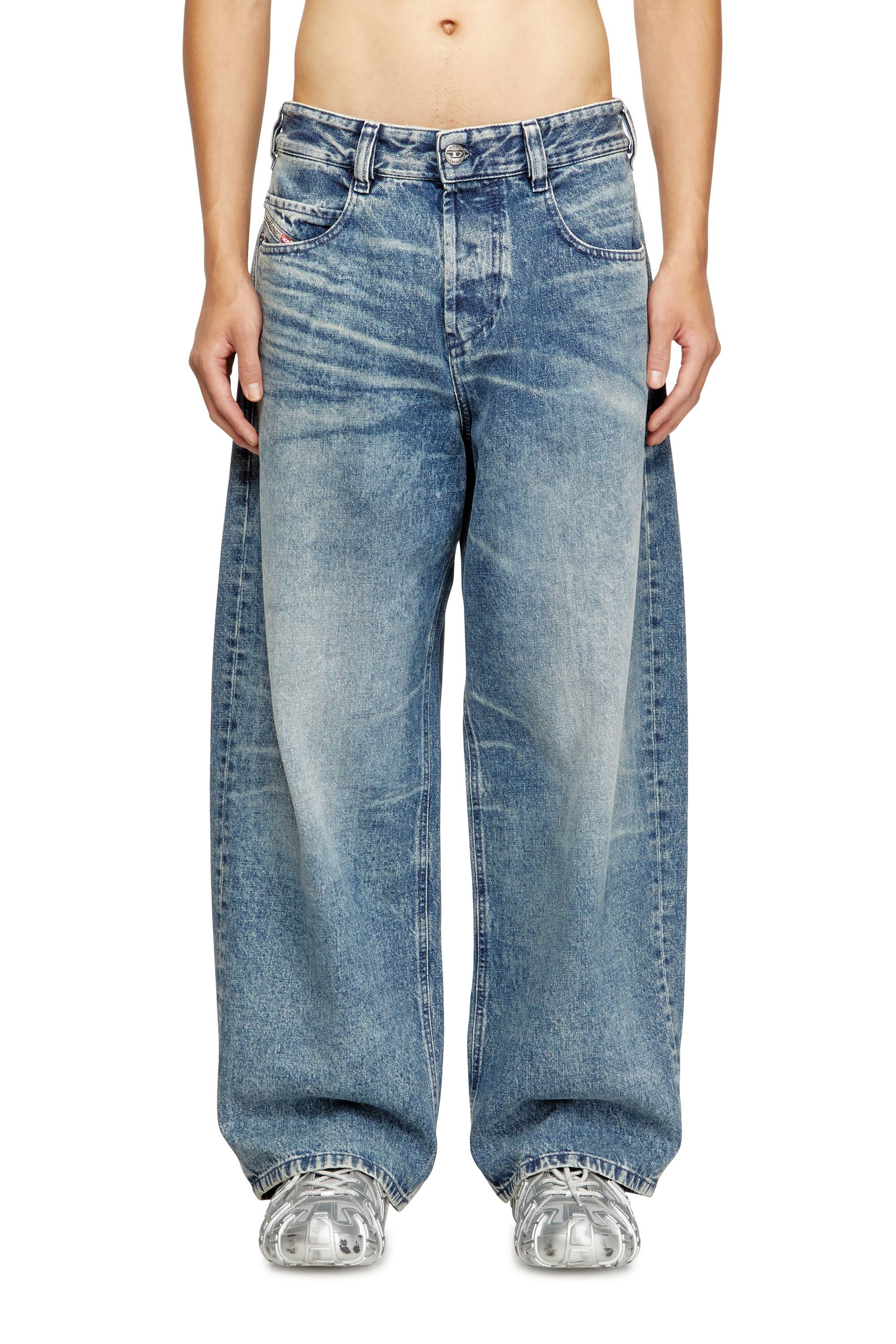 Diesel - Unisex's Relaxed Jeans 1997 D-Enim 007DA, Light Blue - 1