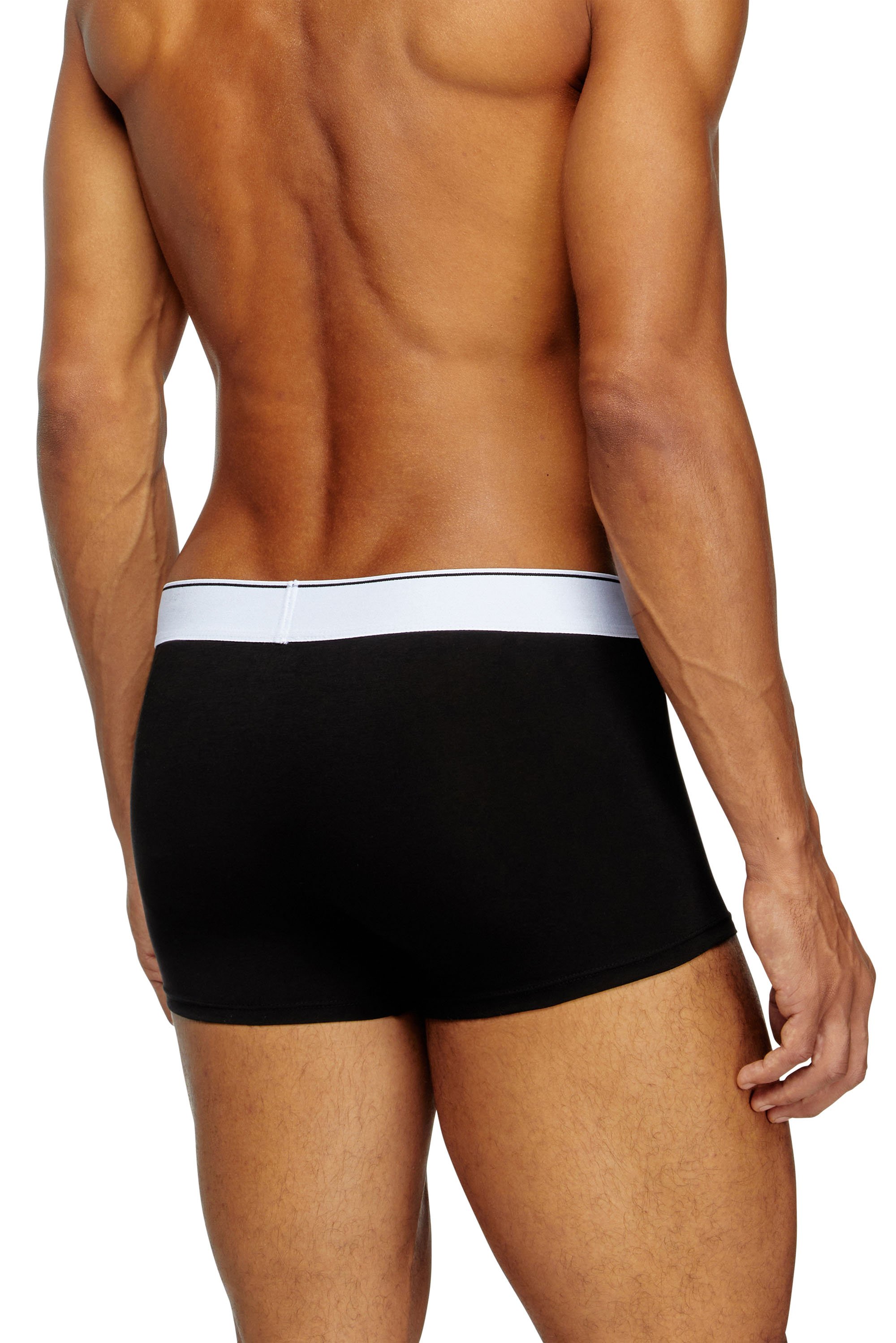Diesel - UMBX-DAMIENTHREEPACK, Man's Three-pack of plain boxer in Black/White - 4