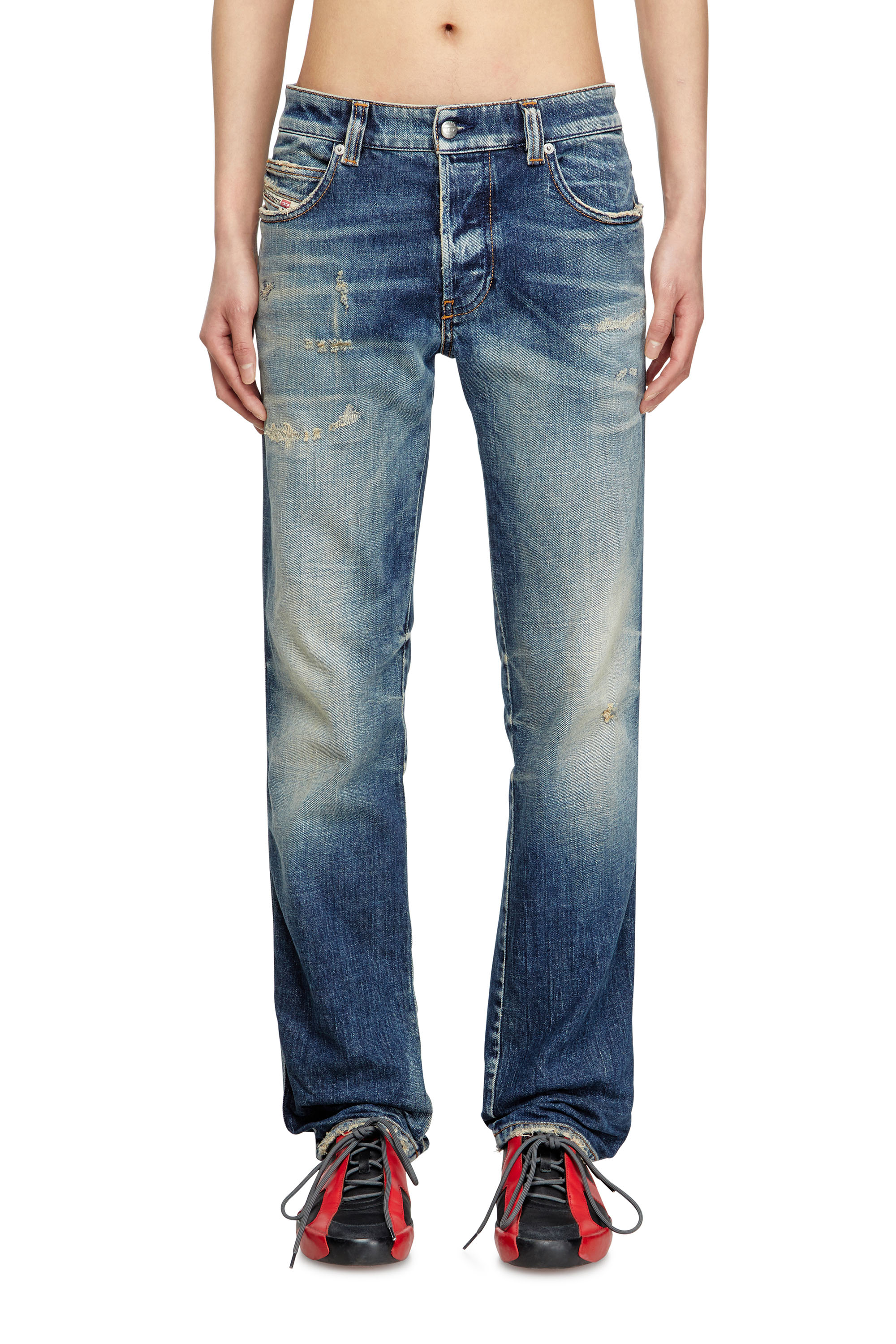 Diesel - Man's Slim Jeans 1993 D-Vyl 09M55, Dark Blue - 2