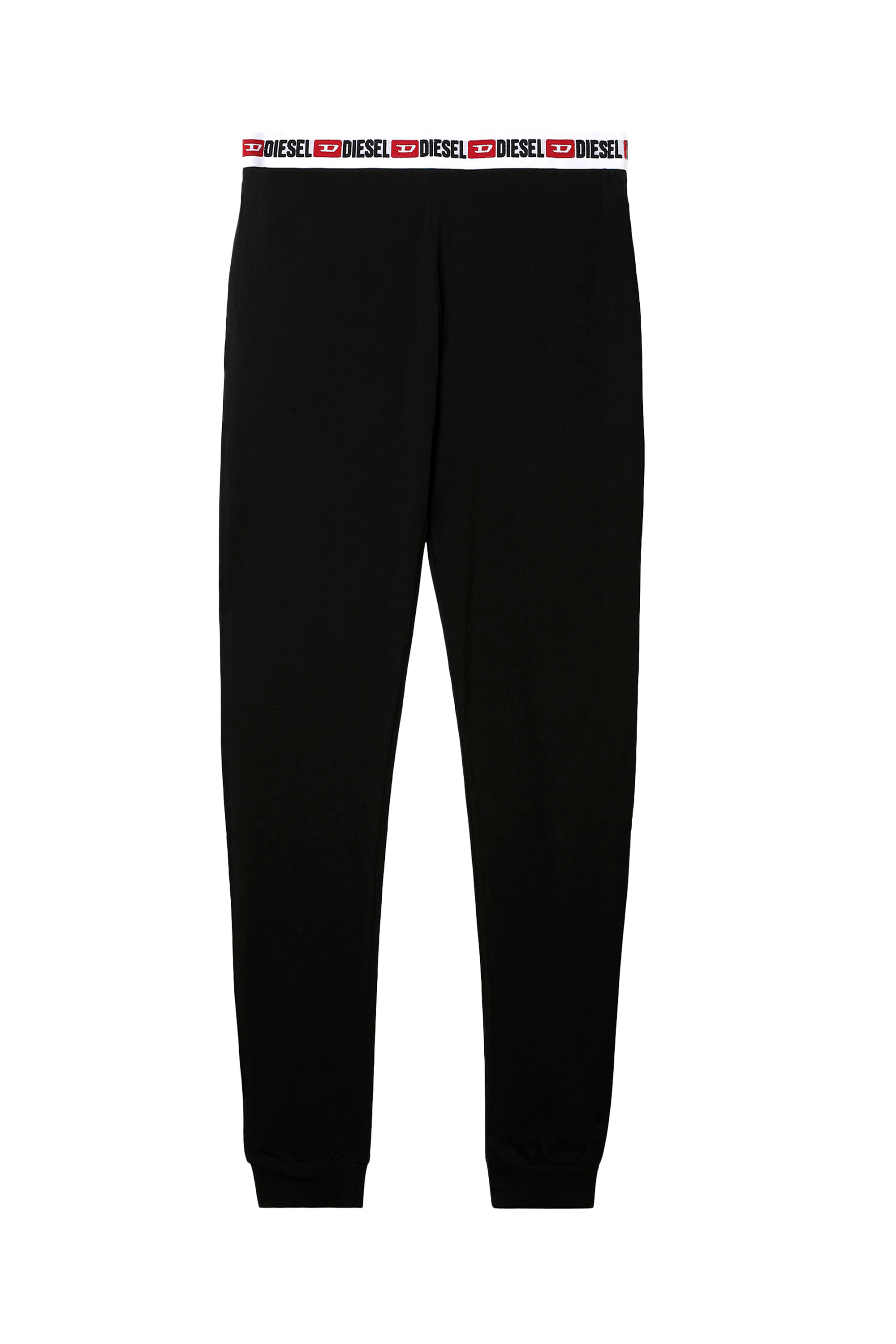 Diesel - UFLB-BABYX, Woman's Sweatpants with logo waistband in Black - 4