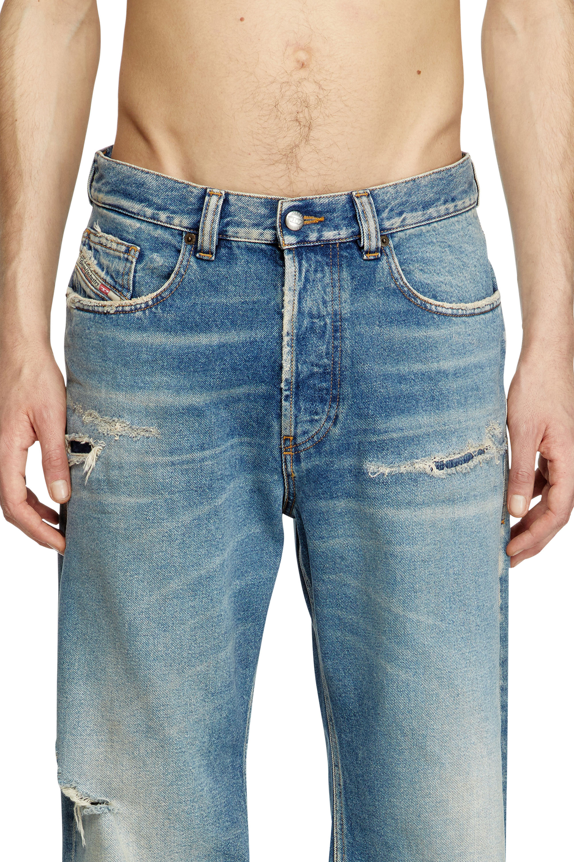 Diesel - Man's Regular Jeans 2024 D-Macs 09L43, Medium blue - 5