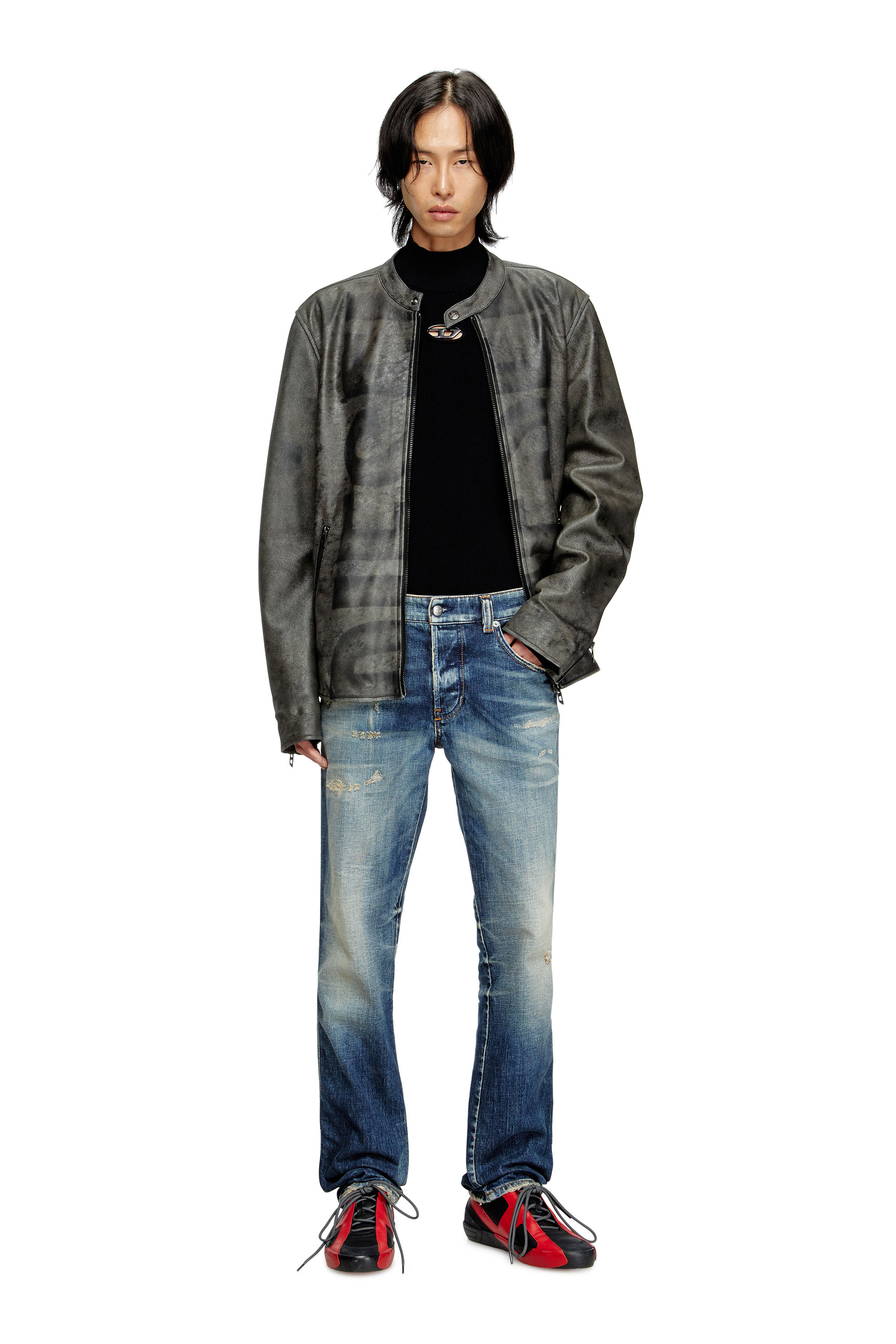 Diesel - Man's Slim Jeans 1993 D-Vyl 09M55, Dark Blue - 1